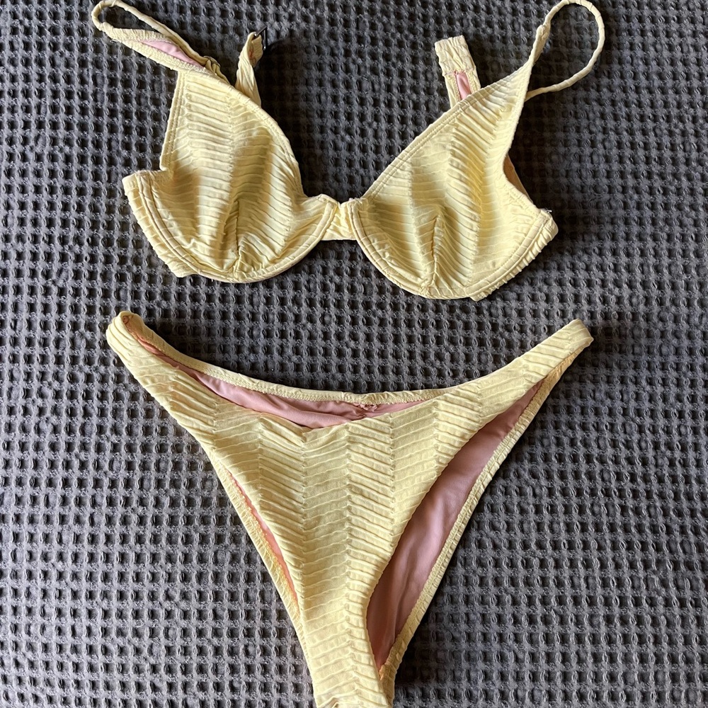 Cotton On Pale Yellow Bikini